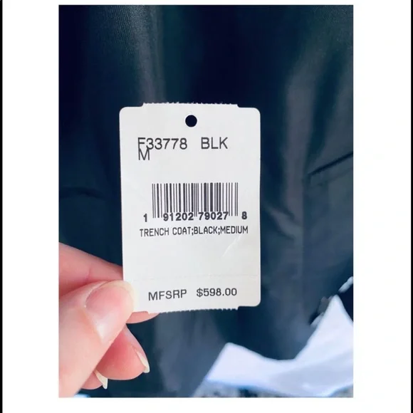 NWT Men’s Coach Trench Coat - Picture 9 of 10